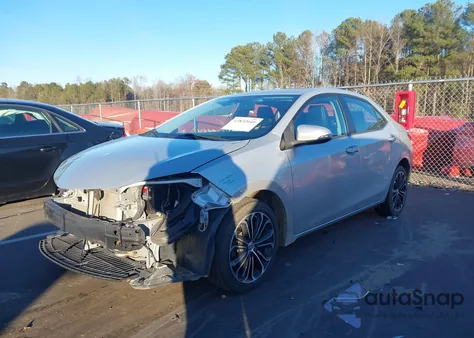 2016 Toyota Corolla S Plus z USA, uszkodzony, nr VIN 2T1BURHE5GC560114